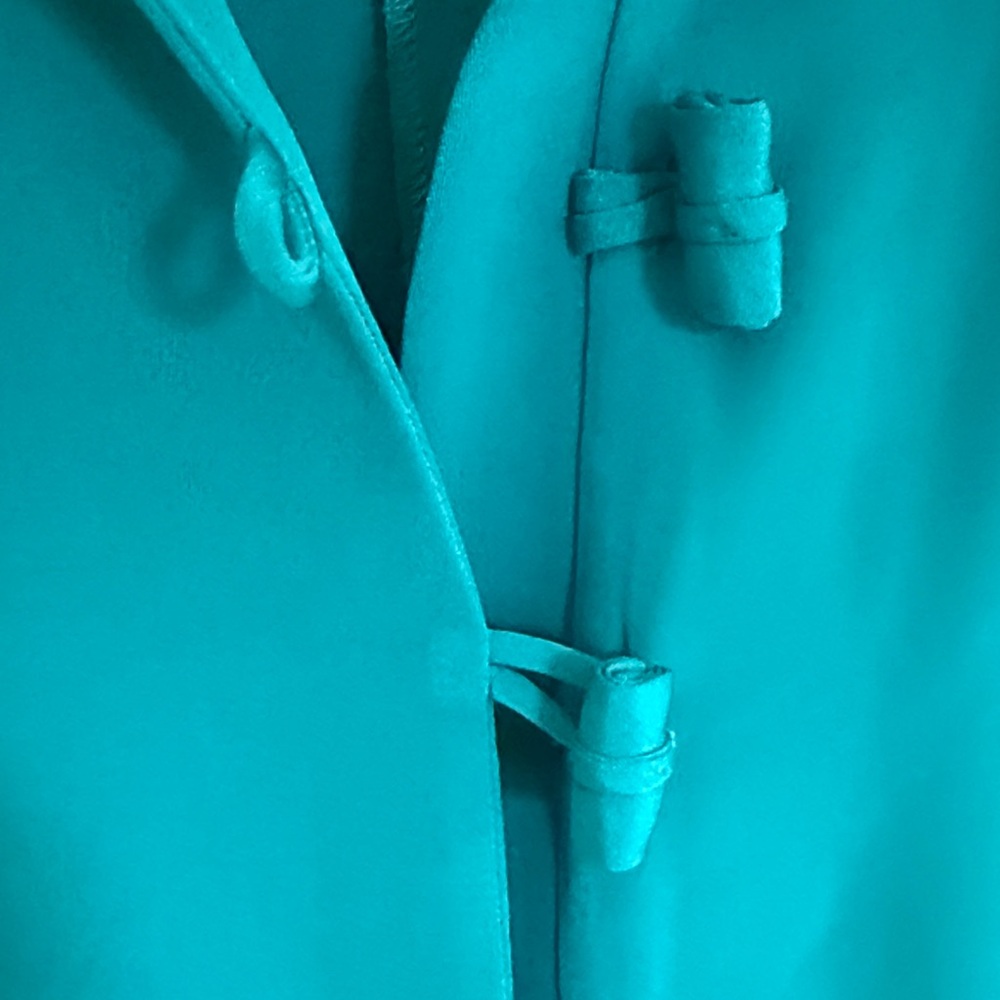 Teal Button-Up Jacket - image 3